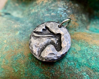 Running Horse Head Pendant, Horse Head Charm