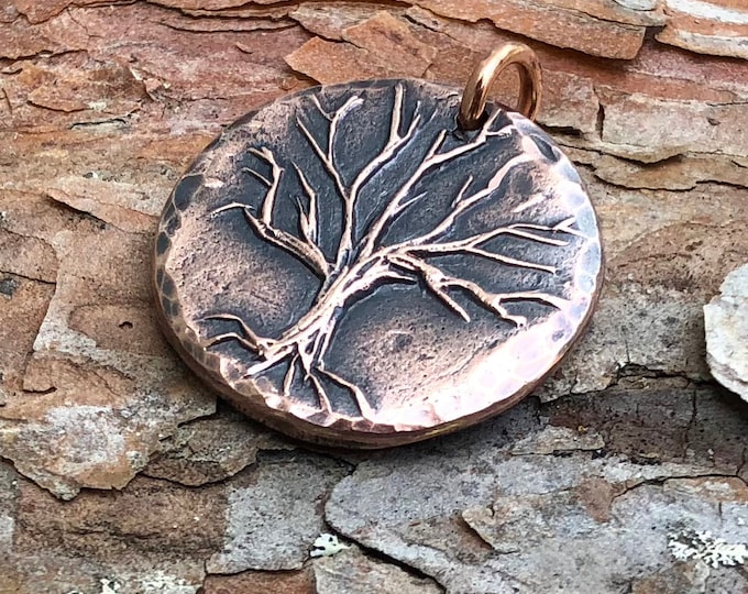 Copper Tree of Life Pendant