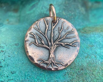 Copper Tree of Life Pendant
