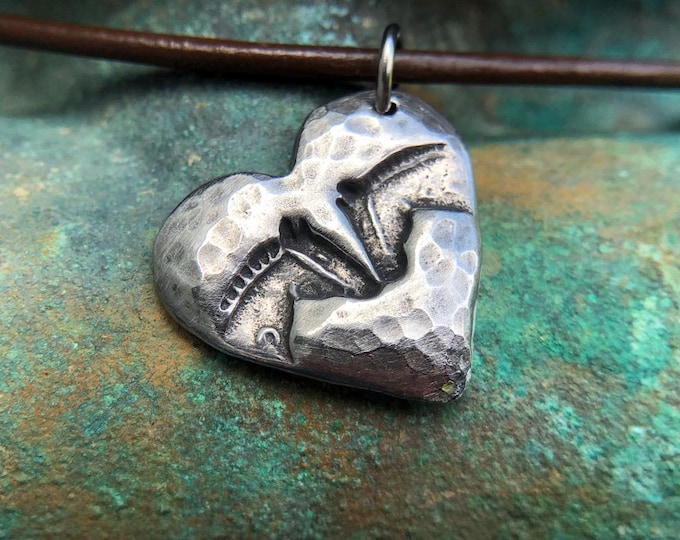 Horse Pals Necklace, Horse Heart Pendant
