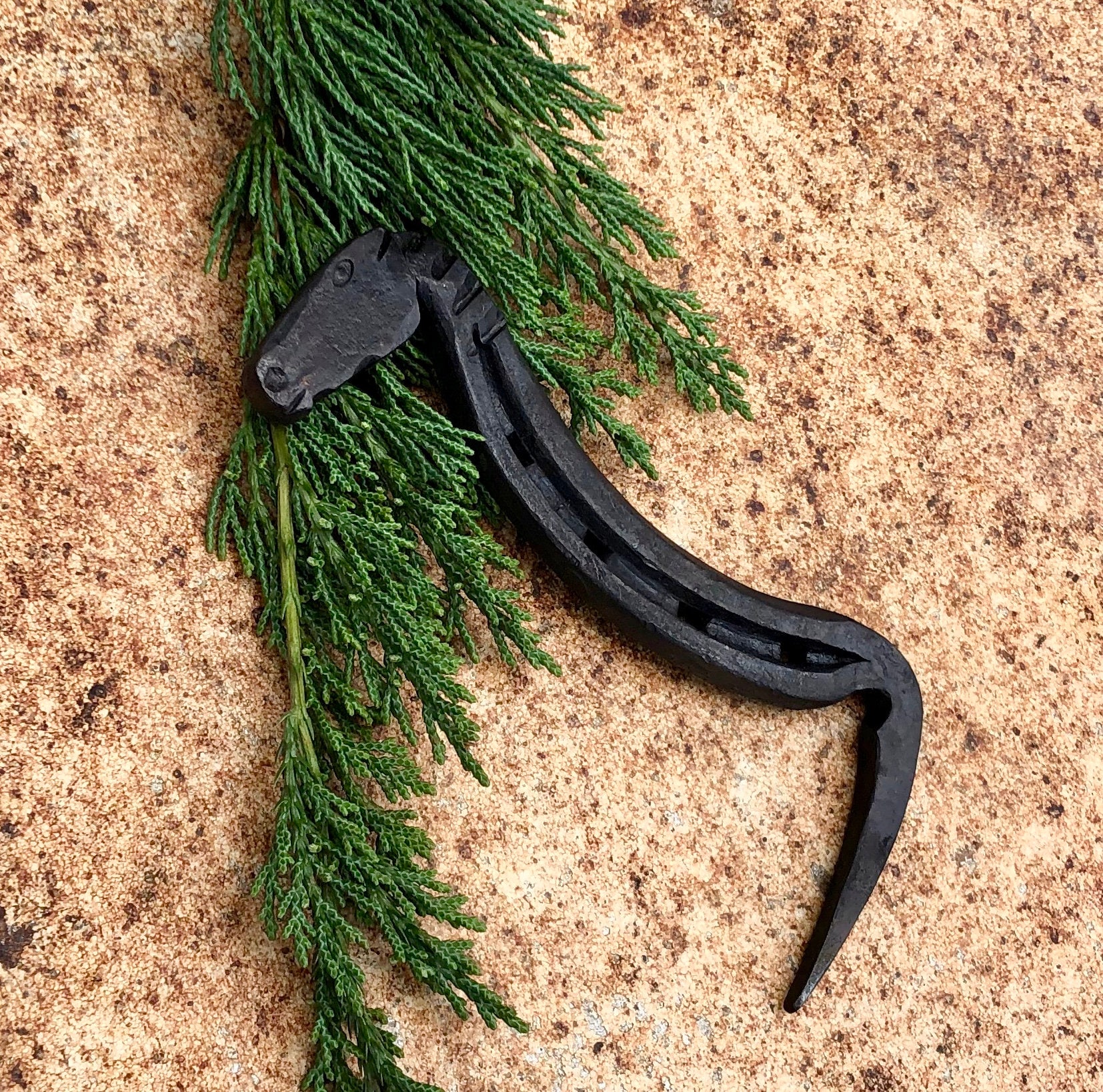 Hand Hoof Pick 34 ,made from a Horse Shoe