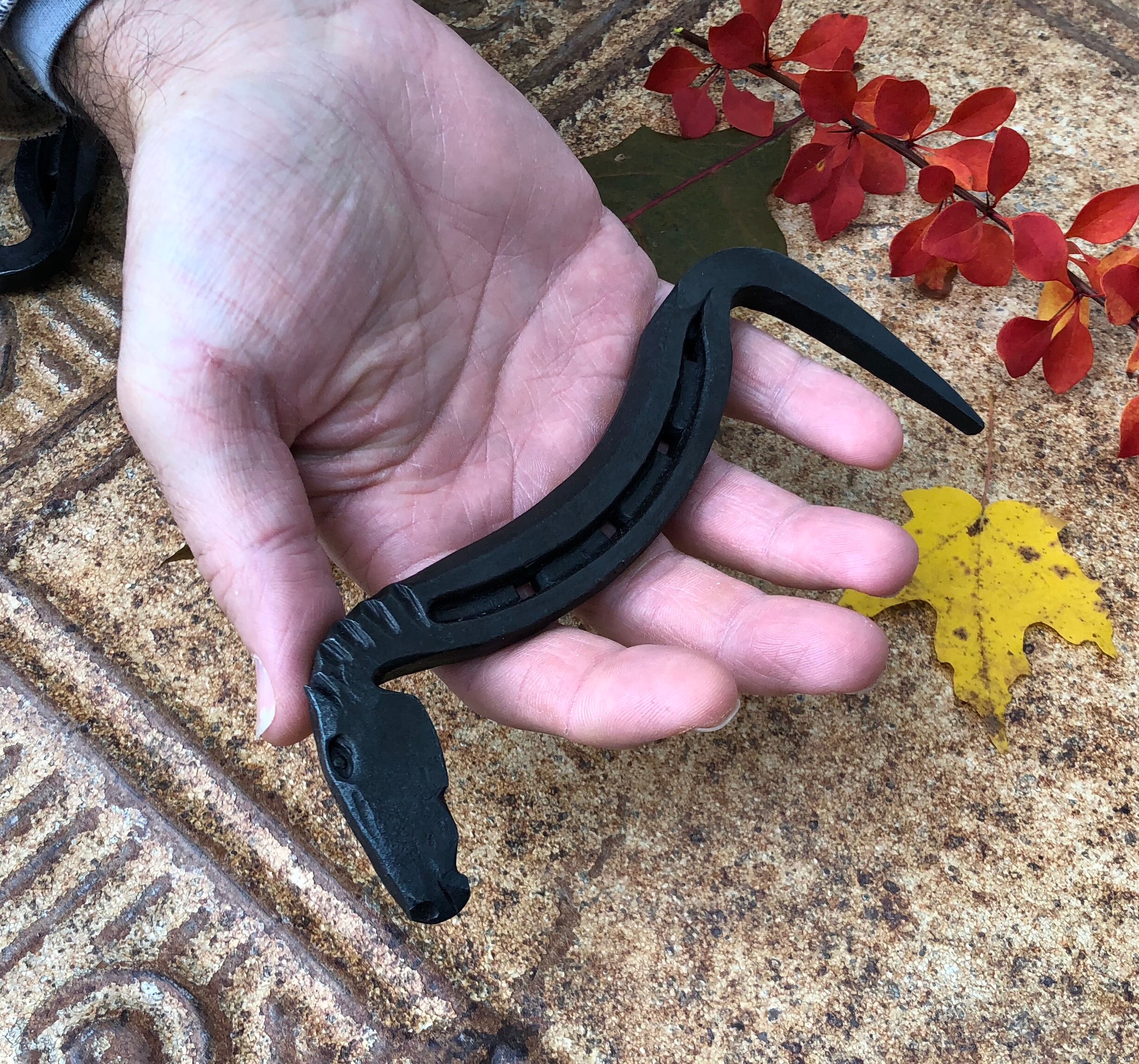 Hand Hoof Pick 24 ,made from a Horse Shoe