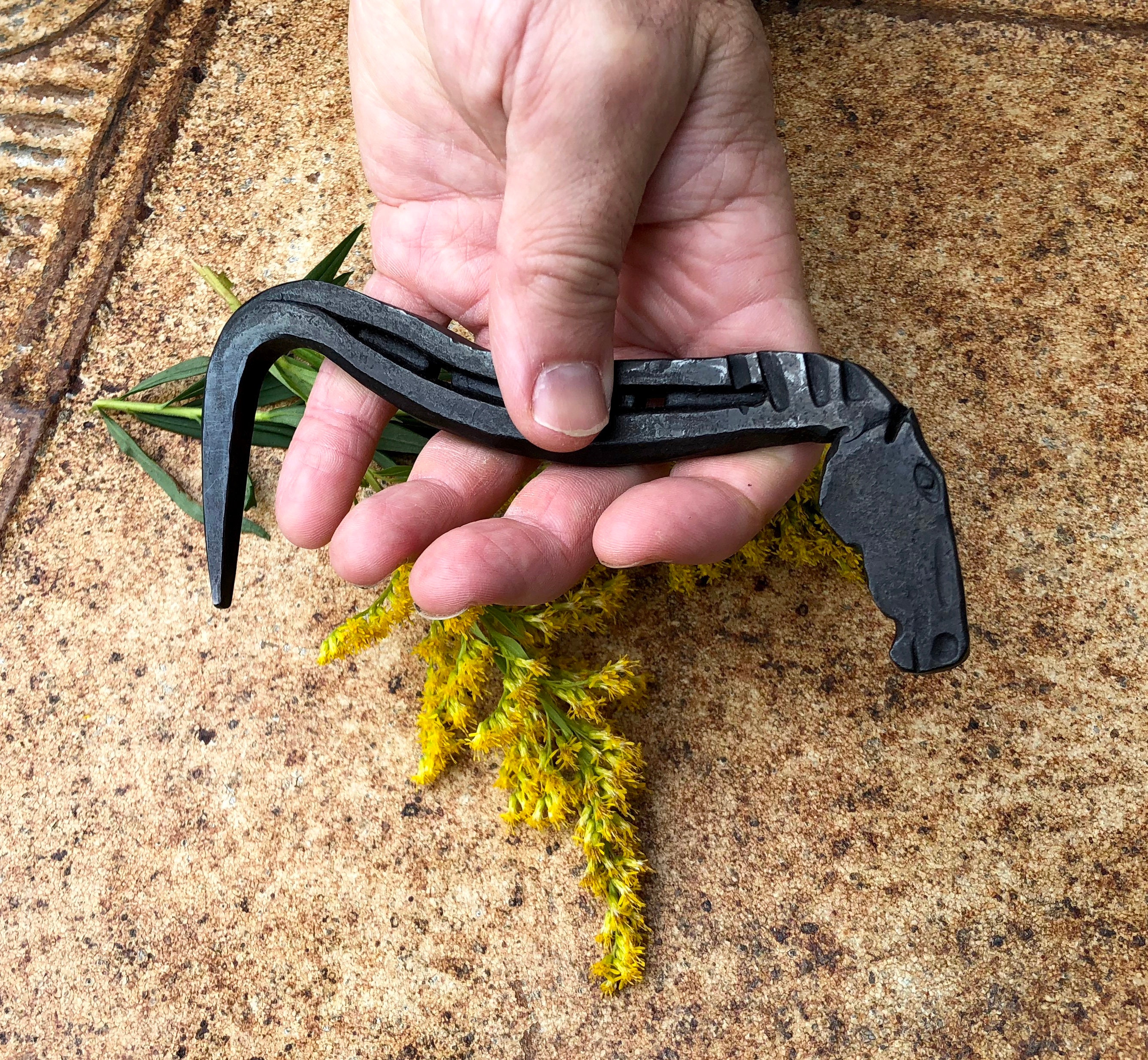 Hand Hoof Pick 19 ,made from a Horse Shoe