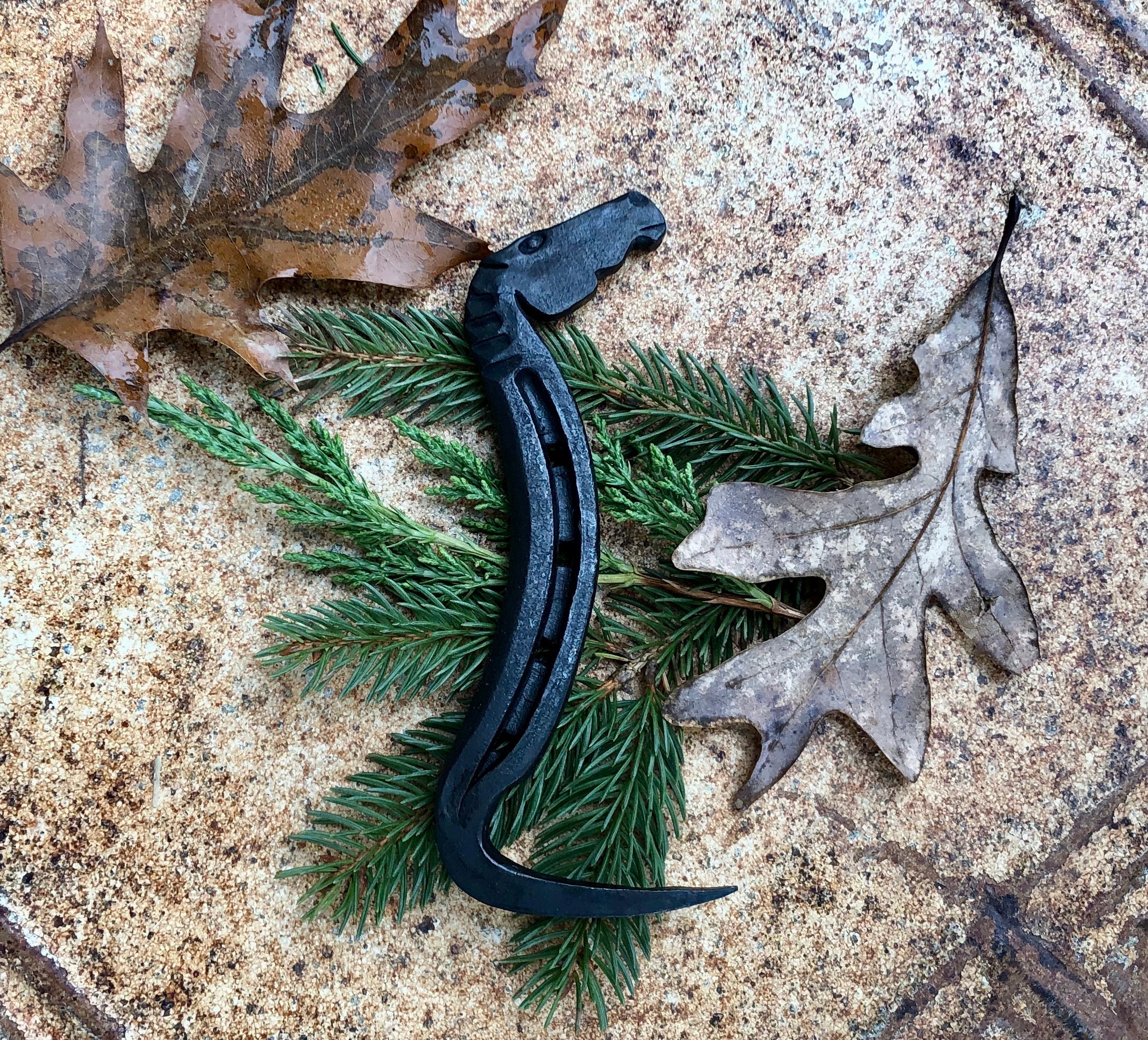 Hand Hoof Pick 28 ,made from a Horse Shoe