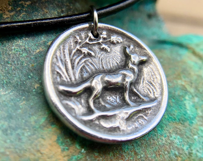 Fox Necklace, Fox Pendant