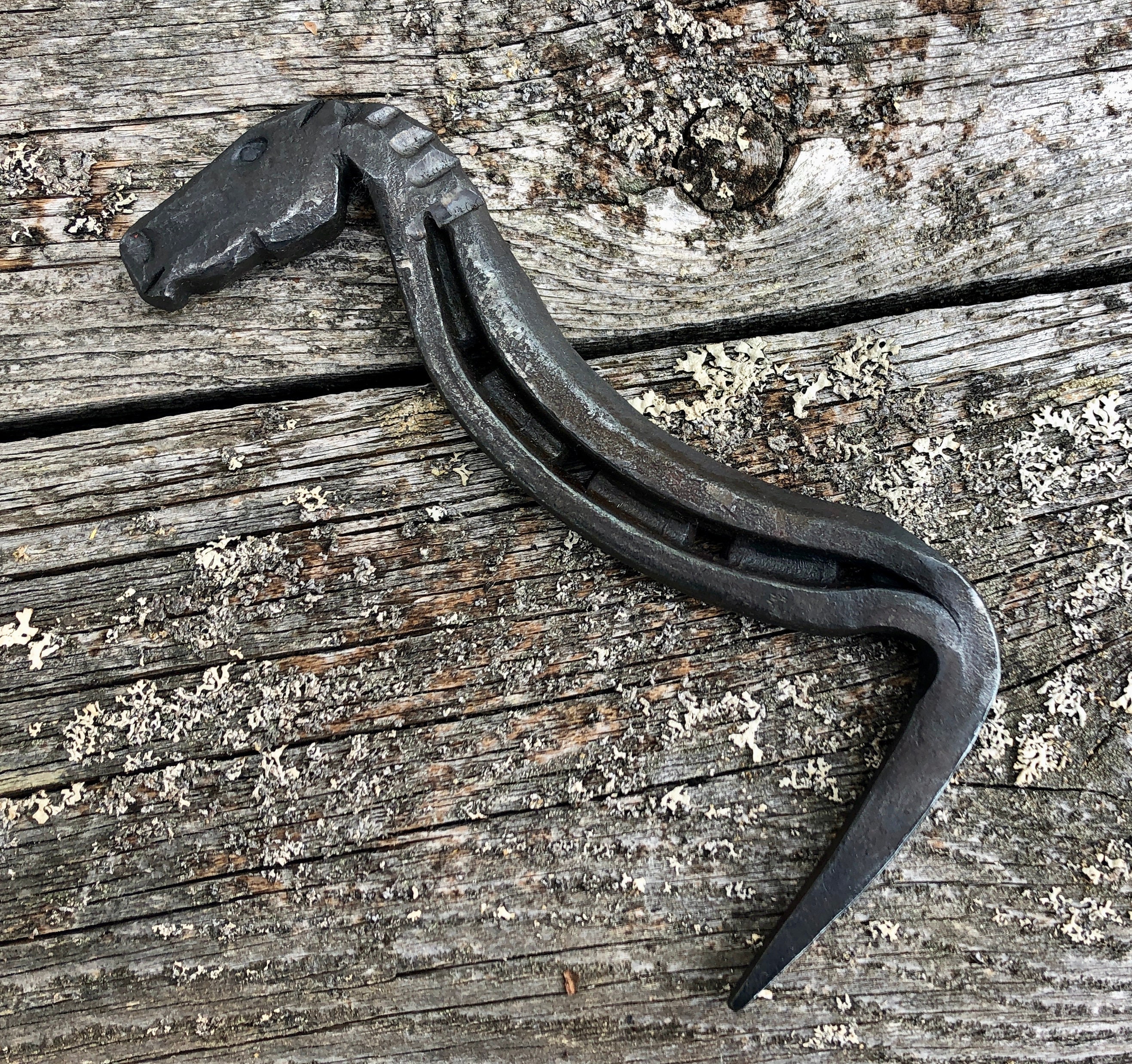 Hand Hoof Pick 33 ,made from a Horse Shoe