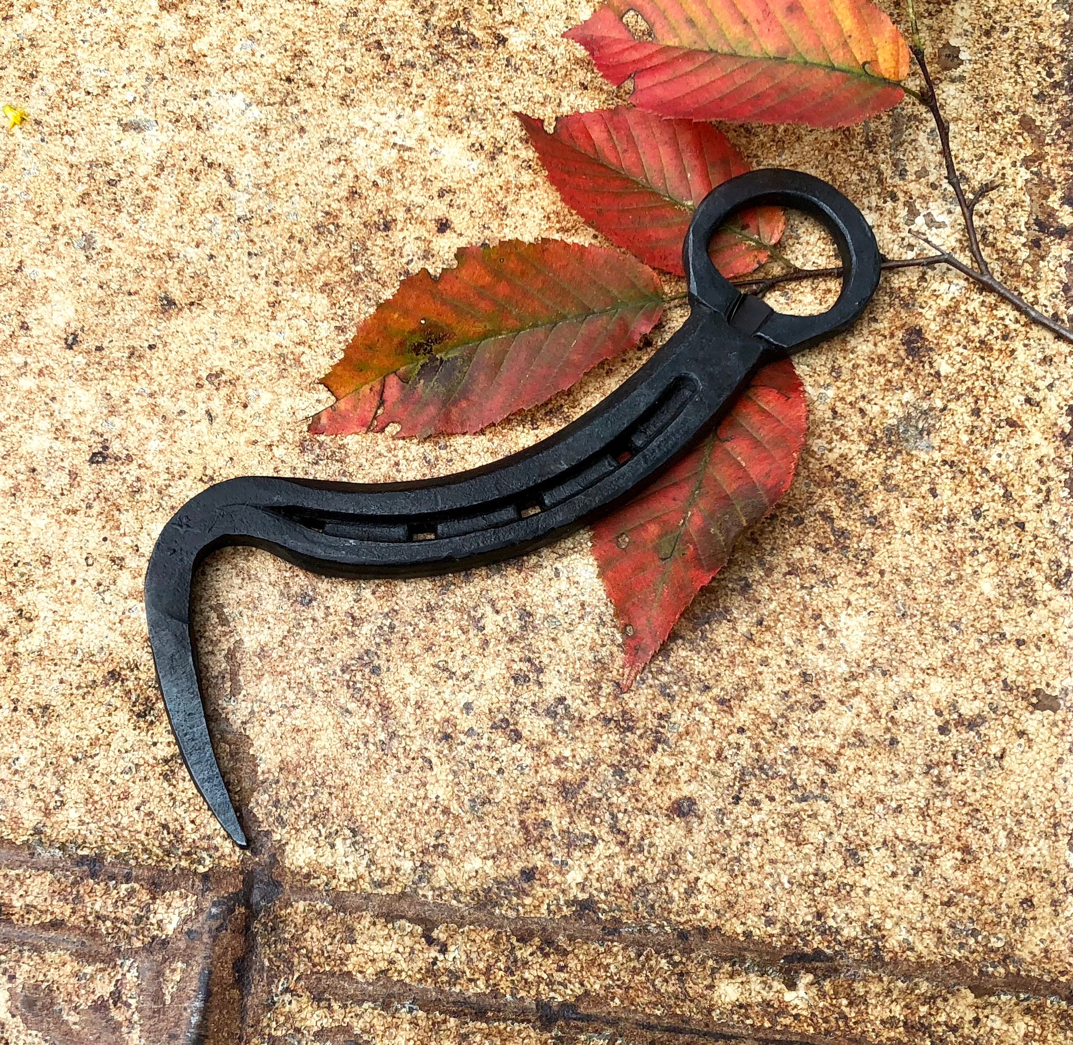 Hand Hoof Pick Bottle Opener 10, Handmade from a Horseshoe