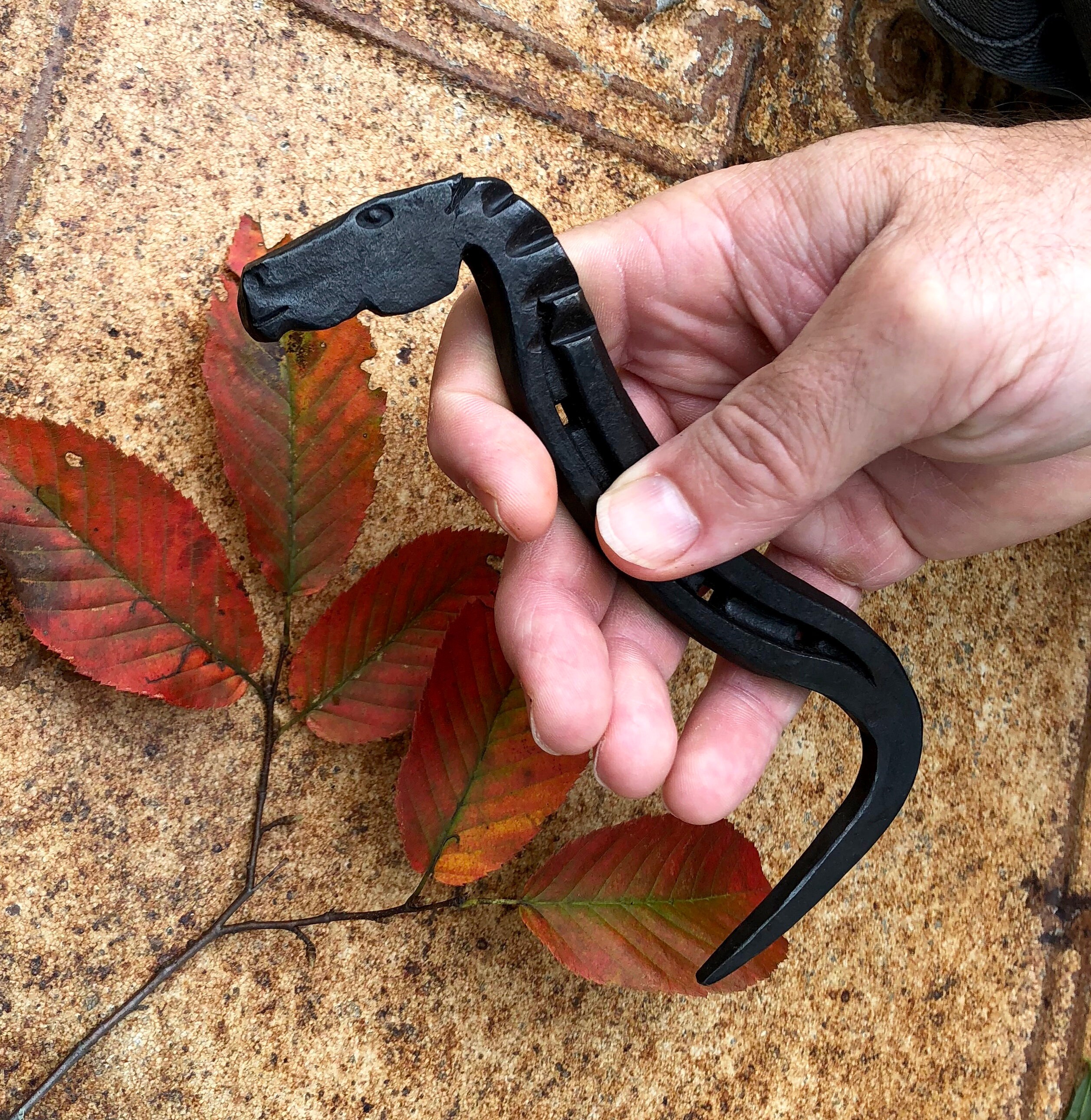 Hand Hoof Pick 21 ,made from a Horse Shoe