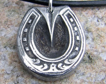 Fancy Horse Shoe Necklace