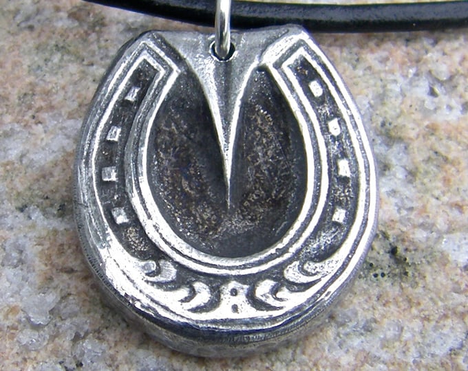 Fancy Horse Shoe Necklace