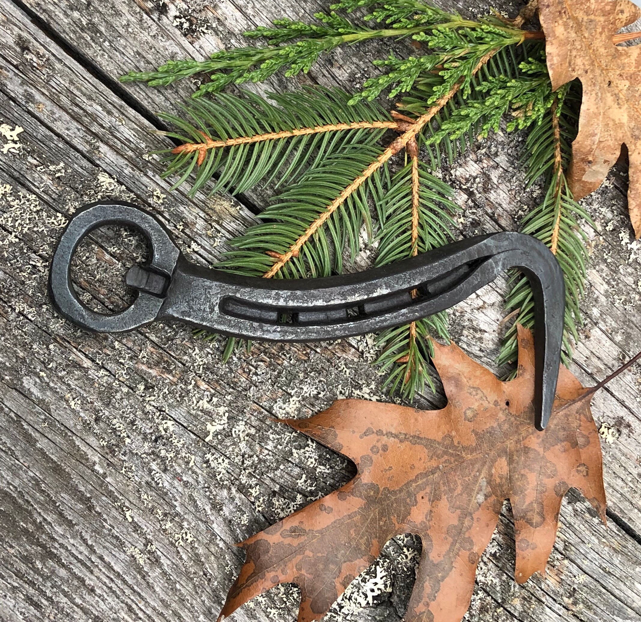 Hand Hoof Pick Bottle Opener 19 , Handmade from a Horseshoe