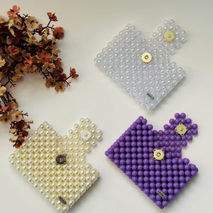 Handgemachte Perlen Geldbörse | Kartenhalter | Einzigartige Tasche | Perlen Geldbörse | Luxus Geldbörse | Geldhalter | Kartenhalter | Geldbörse | Handgemachte Taschen |Geschenk