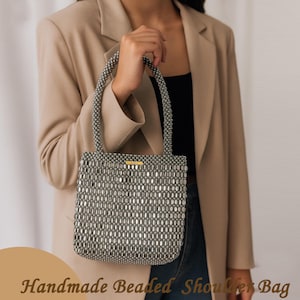 Handmade Beaded Boho Bag: Festival Clutch Purse