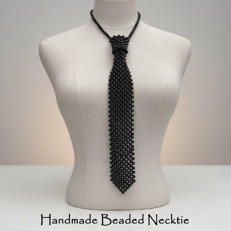 Pearl Necktie Necklaces - Etsy