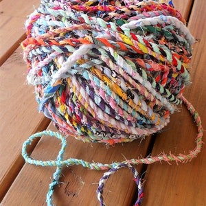 Wholesale Primitive Cottagecore Farmhouse Handspun Fabric Yarn Twine Rope - 50 Feet