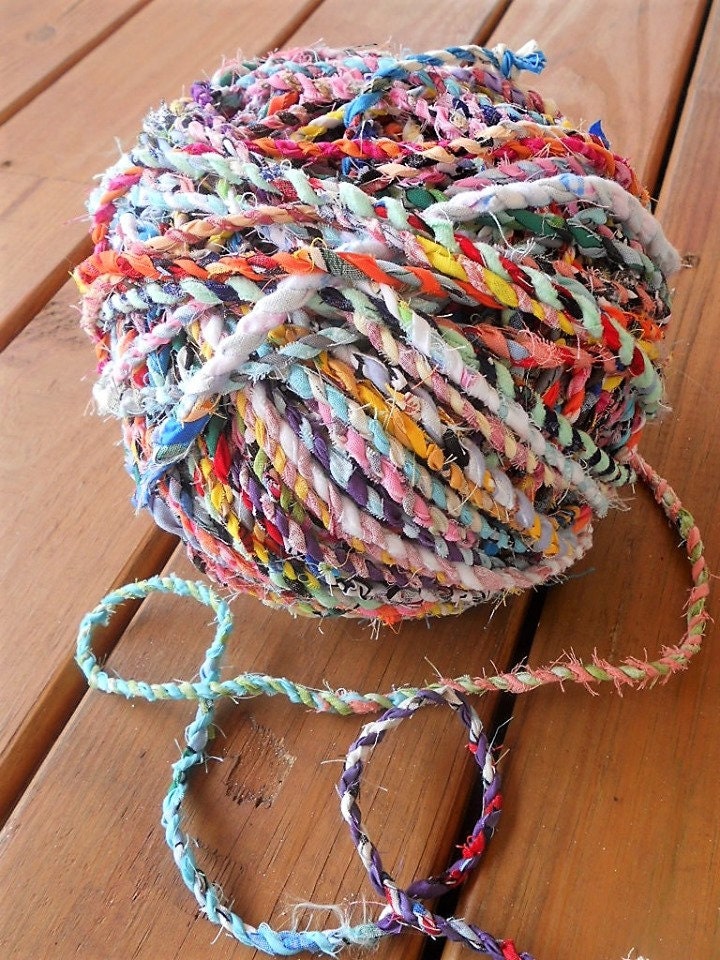 Wholesale Primitive Cottagecore Farmhouse Handspun Fabric Yarn Twine Rope - 50 Feet