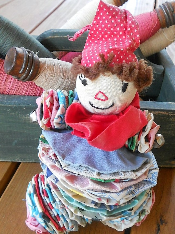 SALE Vintage YoYo Doll YoYo Clown Doll Nursery Primitive Etsy
