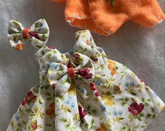Dress and Coat For 14.5" Doll, Toni P90 Betsy McCall 10" Ann Estelle 8" Ginny Doll Clothes