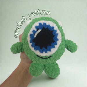 Mike Wazowski - Beginner Crochet Pattern