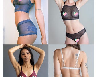 Lingerie Set Of The Month Subscription - Gift - Custom Fit - Handmade Lingerie