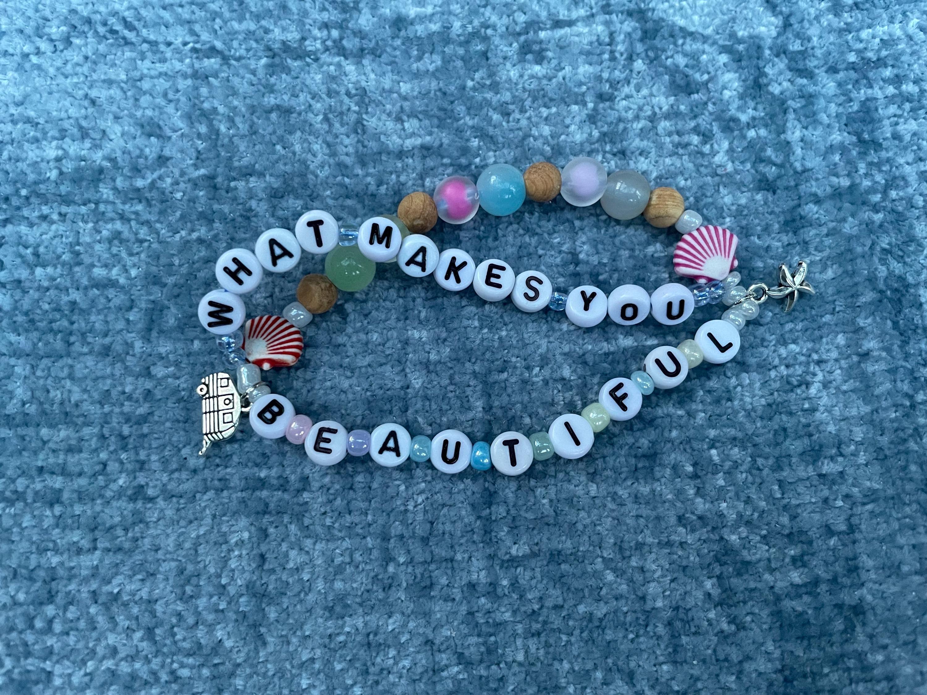 One Direction Bracelet With Charms: “what Makes You Beautiful” (with ...
