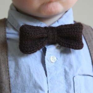 KNITTING PATTERN PDF File Pattern for Boys Bow Tie Knitting Pattern for Boys Bow tie Adjustable Knit Bow Tie Pattern Knit Pattern image 3