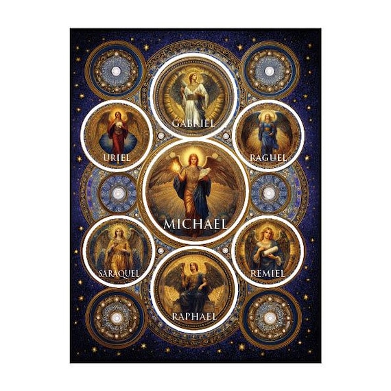 The Seven Archangels of the Book of Enoch – Byzantine Sacred Art