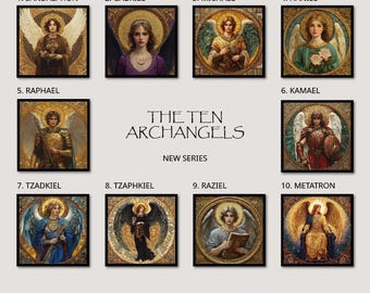 The Ten Archangel Series - Choose Your Favorite christian wall art
