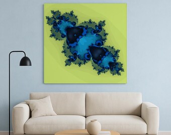 Pareidolia Fractal 3 – Rostros en el Infinito - Póster de Bellas Artes