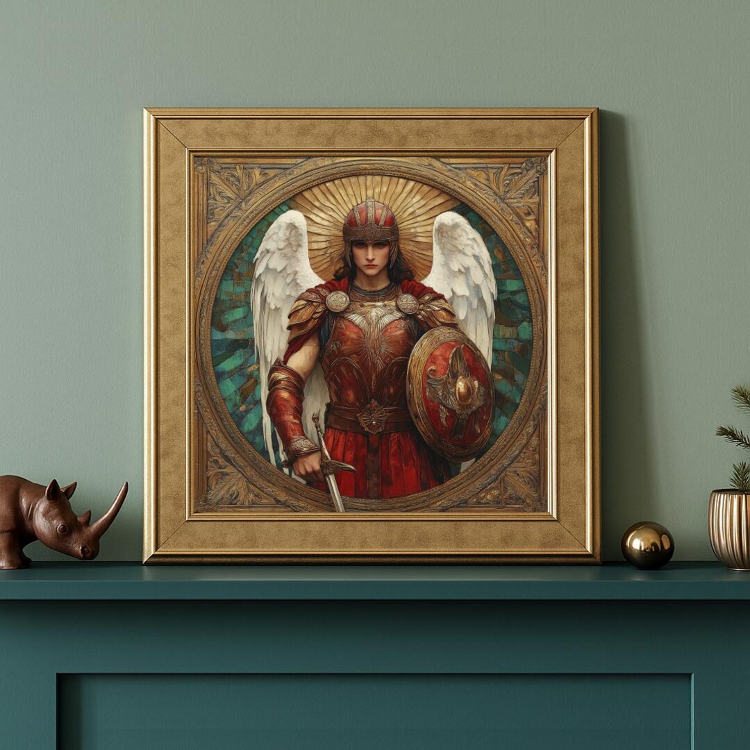 Archangel Kamael (#6) Art Poster - Divine Wisdom - Sacred Gift - Etsy