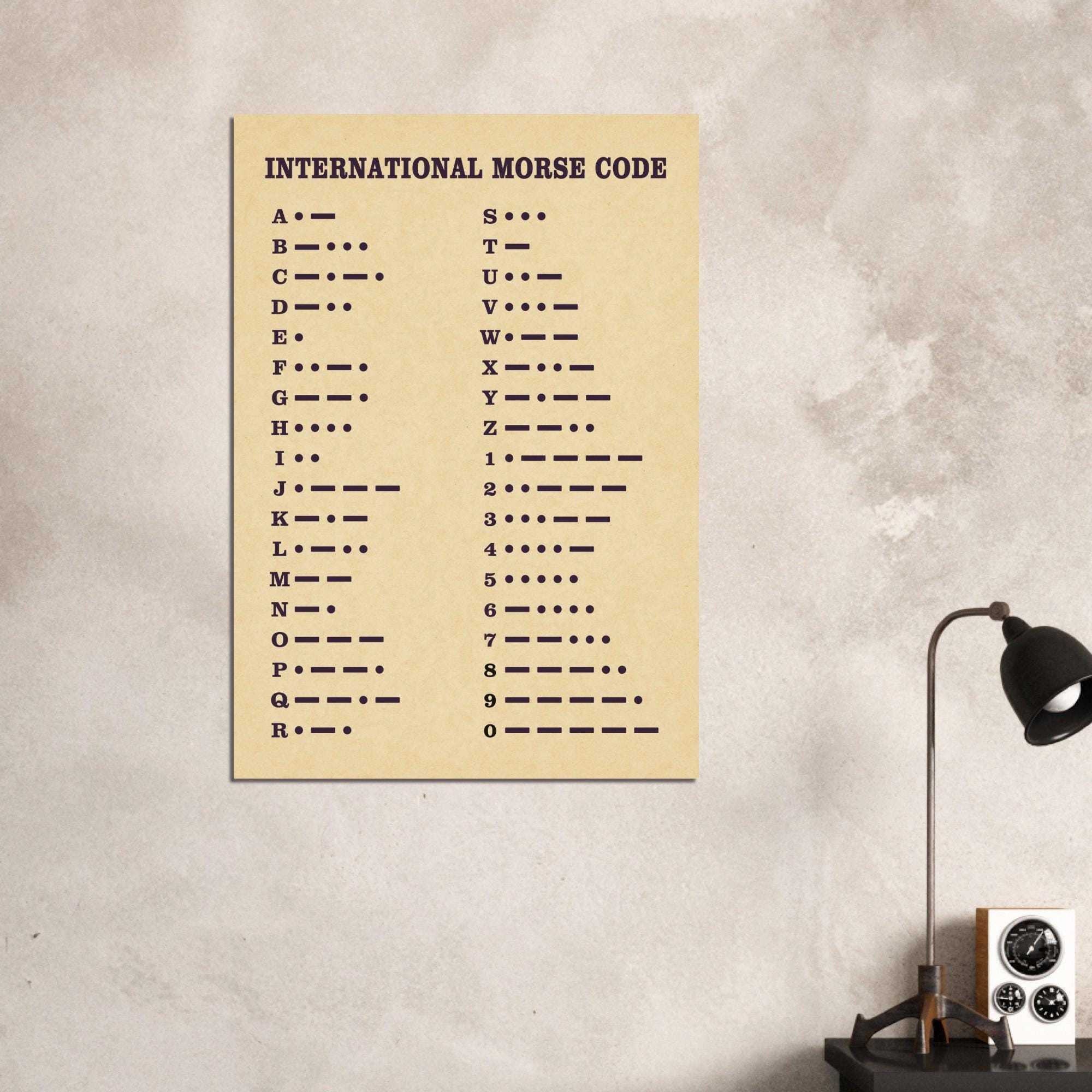 More Code Paper International Morse Code – the Universal Language of Signals - Paper ...