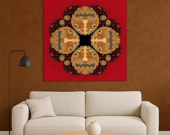Fractal Pareidolia 4 – Faces in the Infinite- Fine Art Poster