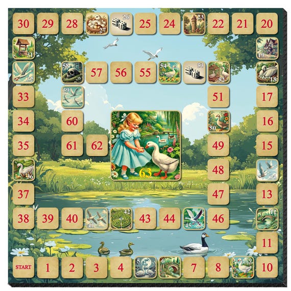 Jeu De L'Oie 'Sint Nicolaas Spel' - Édition Amsterdam XXIIIème - Affiche Plastifiée - Neuf - Jeu De Société Vintage