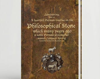 Lambspring Alchemical Treatise Hardcover Book: Illustrated English Translation with 15 Emblems
