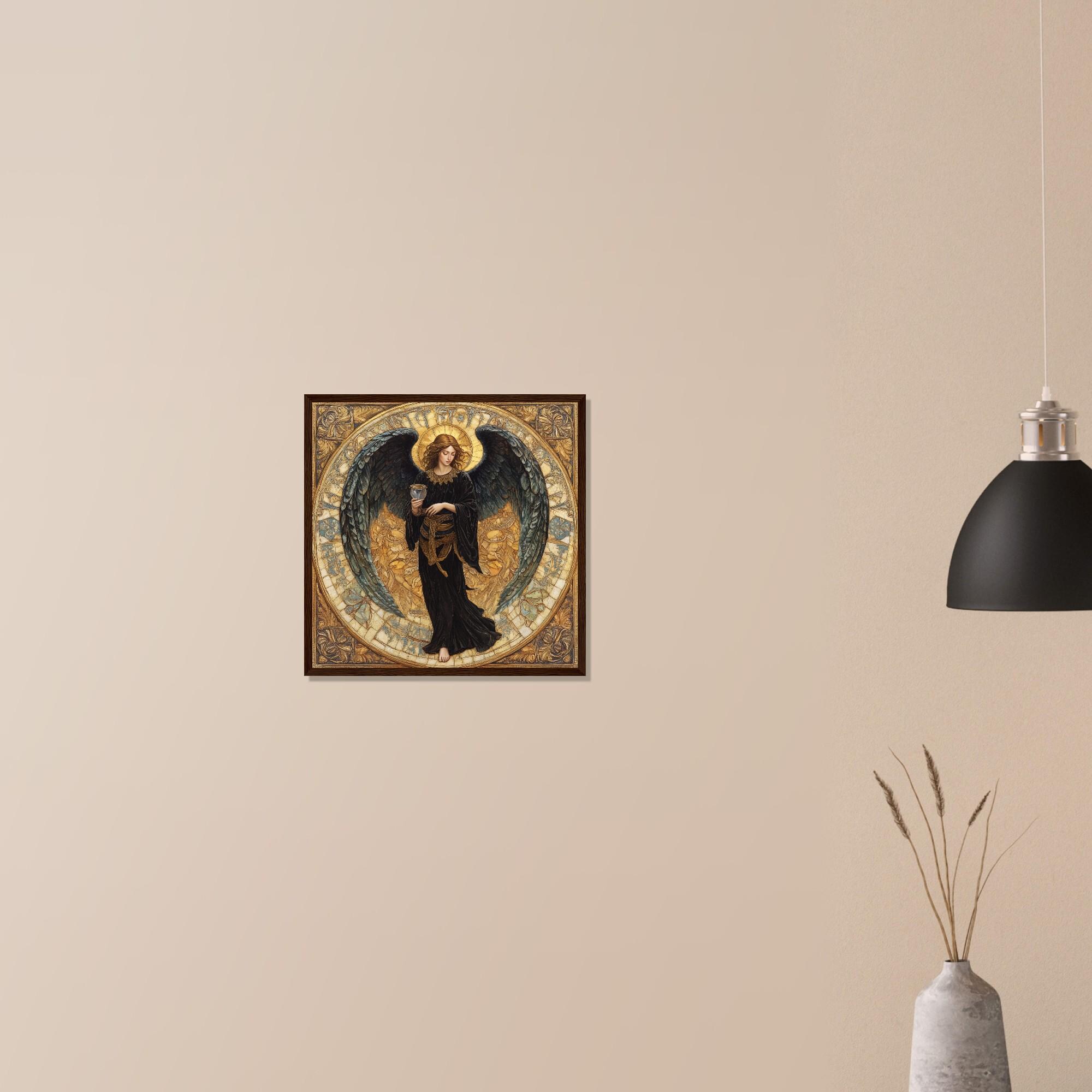 Archangel Tzaphkiel (#8) Wood Framed Art - Spiritual Wall Decor - Etsy