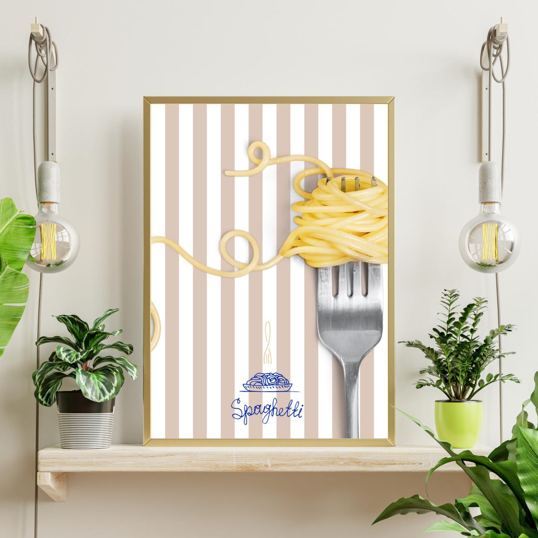 300 mediterranean kitchen posters bundle, retro café... Italian Food Poster Set: Kitchen Restaurant Wall Art (digital Download ...