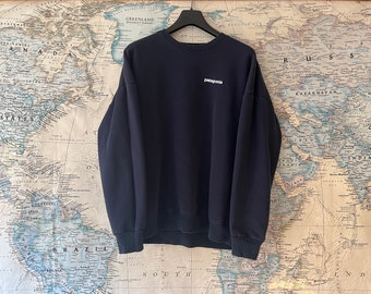 Patagonia Brand Sweatshirt - Classic Navy Crewneck - Casual Comfort Pullover