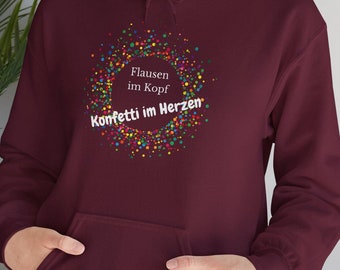 Hoodie Carnival, Confetti in the Heart, Carnival Shirt, Gift for Women, Carnival Sweater