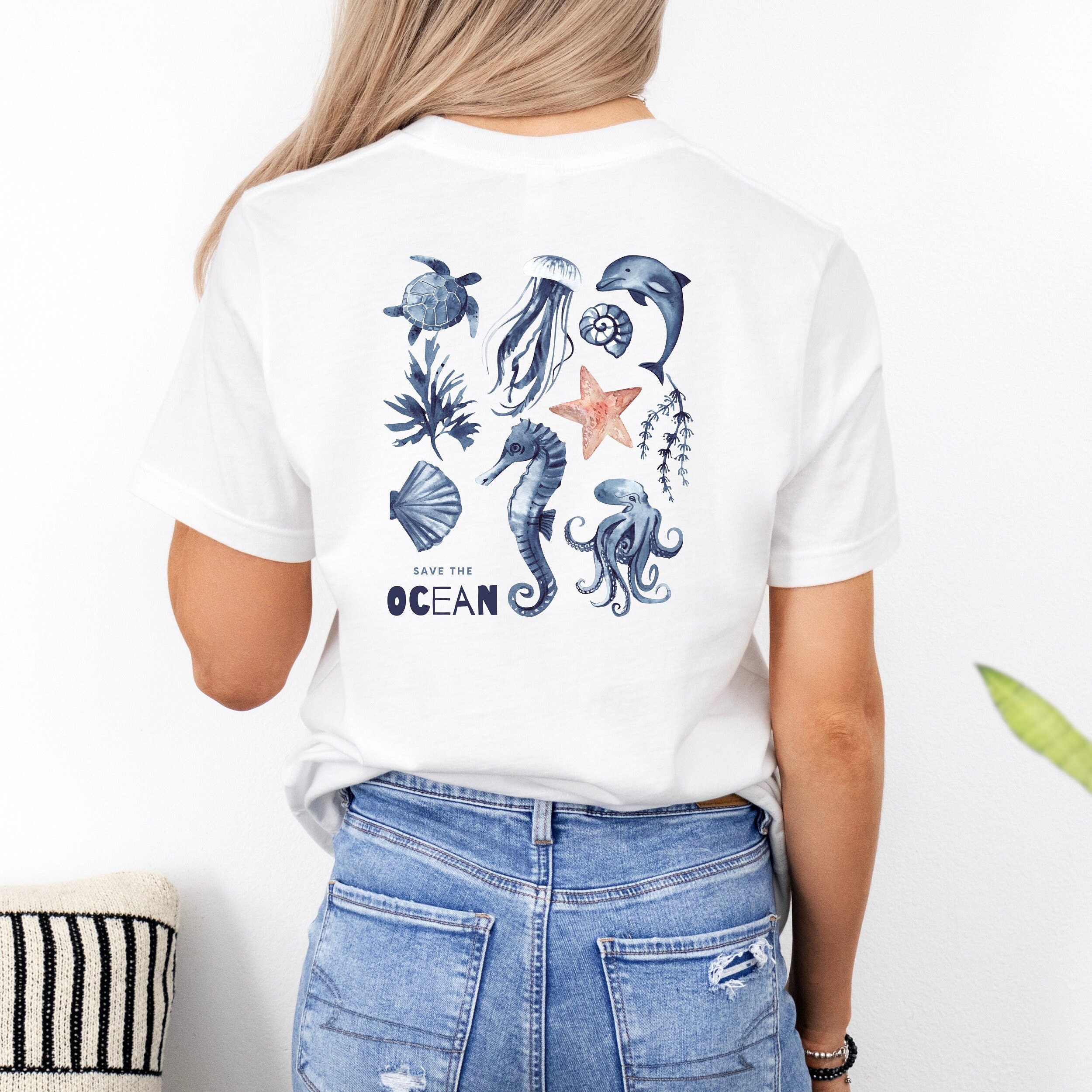 Save the Ocean T-shirt, Ocean T-shirt, Whale Sweatshirt