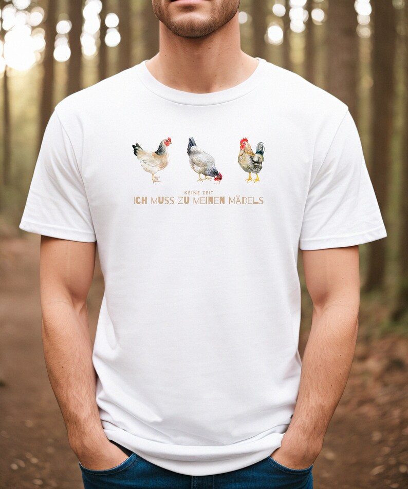 Chicken Shirt, Farmer Gift, Chicken T-Shirt, Farmer's Wife Gift, Rooster T-Shirt, Farmer's Wife T-Shirt, Farmer T-Shirt, Chicken Shirt, Chicken T-Shirt White