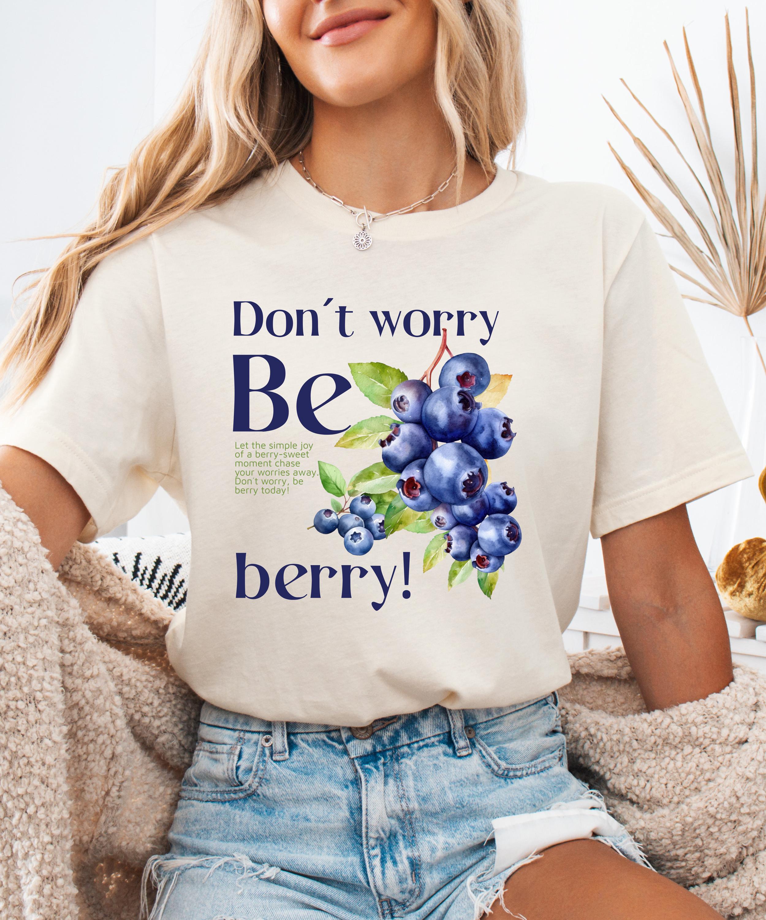Blueberry T-shirt - Summer, Love, Blueberry, Fruits, Women's T