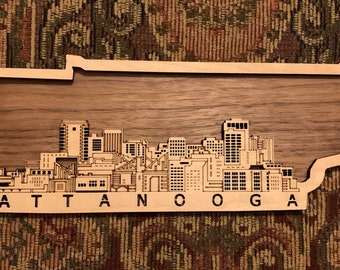 Tennessee Wall Art Hanging Chattanooga Memphis Nashville Maryville Knoxville Townsend South Pittsburg New Hope