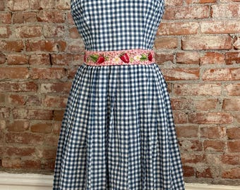 The Sweetest Hand Embroidered Strawberry Dress