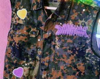 Denim jacket festival jacket