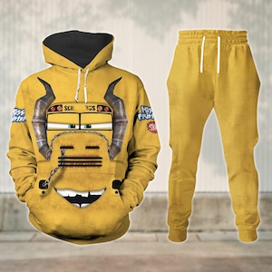 Sudadera con capucha de Miss Fritter para cosplay, disfraz de Halloween para hombre, disfraz de villano de Cars Pixar, sudadera con capucha para cosplay de Cars