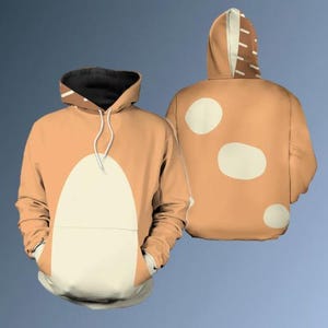 Moletom com capuz para cosplay da mamãe Heeler, camisa da família do cachorro azul da mãe, moletom com capuz da fantasia da mãe azul, moletom com capuz 3D da fantasia do cachorro azul da mãe, fantasia de Halloween