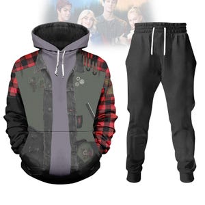 Zed Zombies 4 Cosplay Hoodie Jogger, Disney Zombies 4 Costume Hoodie, Zed Necrodopolis Costume Hoodie, Zombies Zed Cosplay Shirt