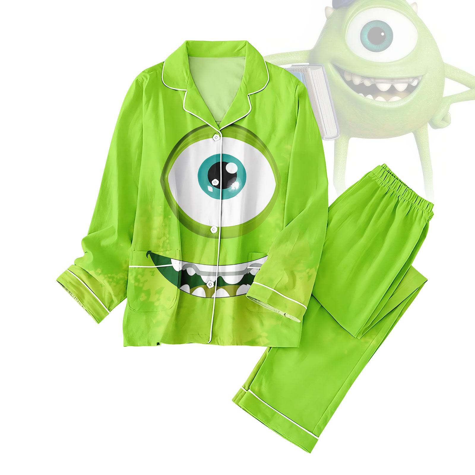 Mike Wazowski Inc Pajamas Mike Wazowski Kigurumi Pijamas Disney - Main Image