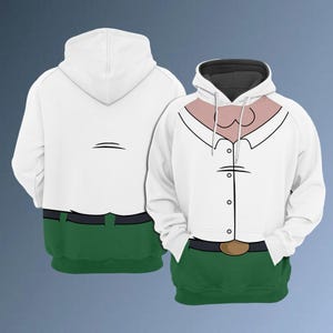 Peter Griffin Hoodie, Family Guy Costume Sweatshirt Hoodie, Hoodies For Men, Hoodie For Women, Disney Men Hoodie, Cosplay Hoodie