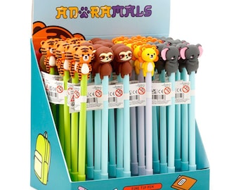 Adoramals Wild fine Tip Pen - Black Ink - Set of 4 Pens